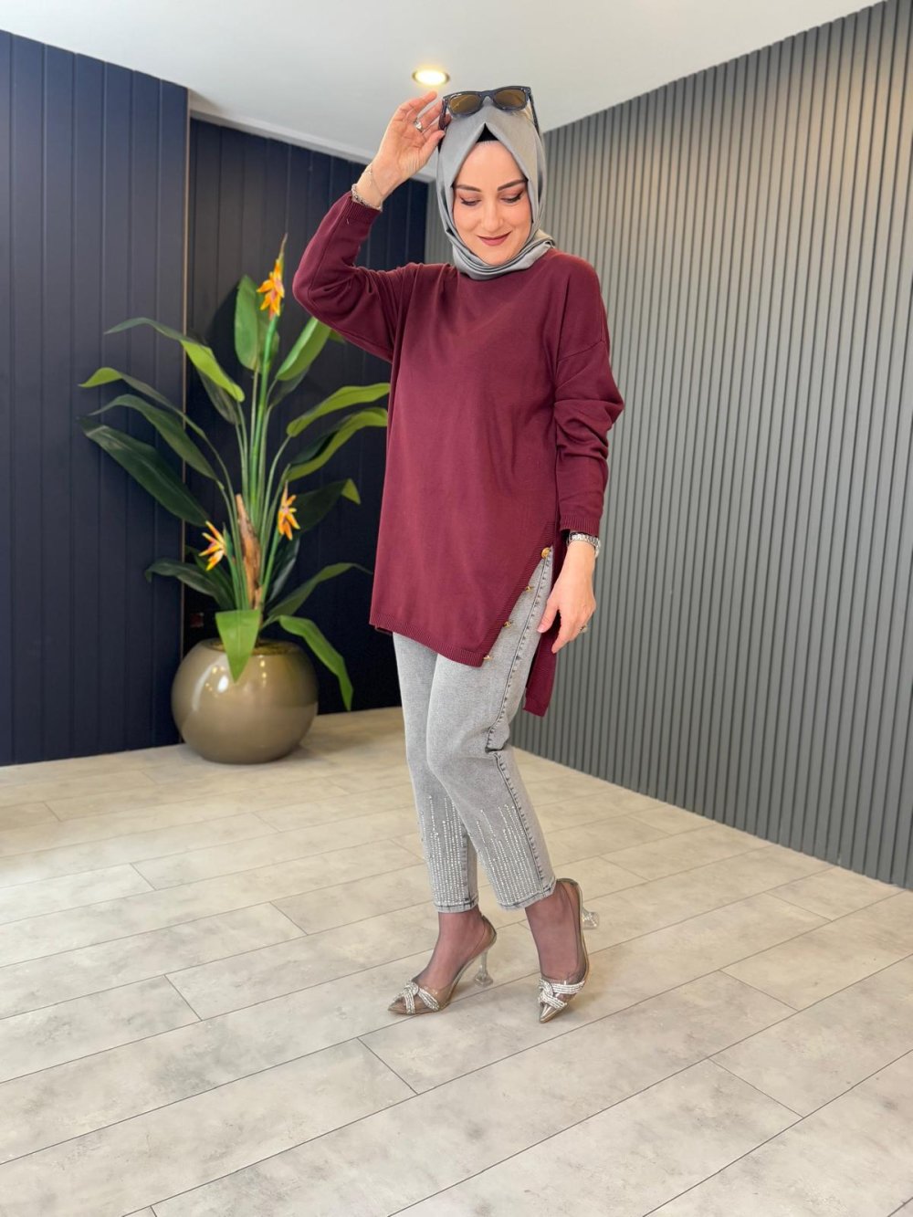 Berlin Gray Jean Pants