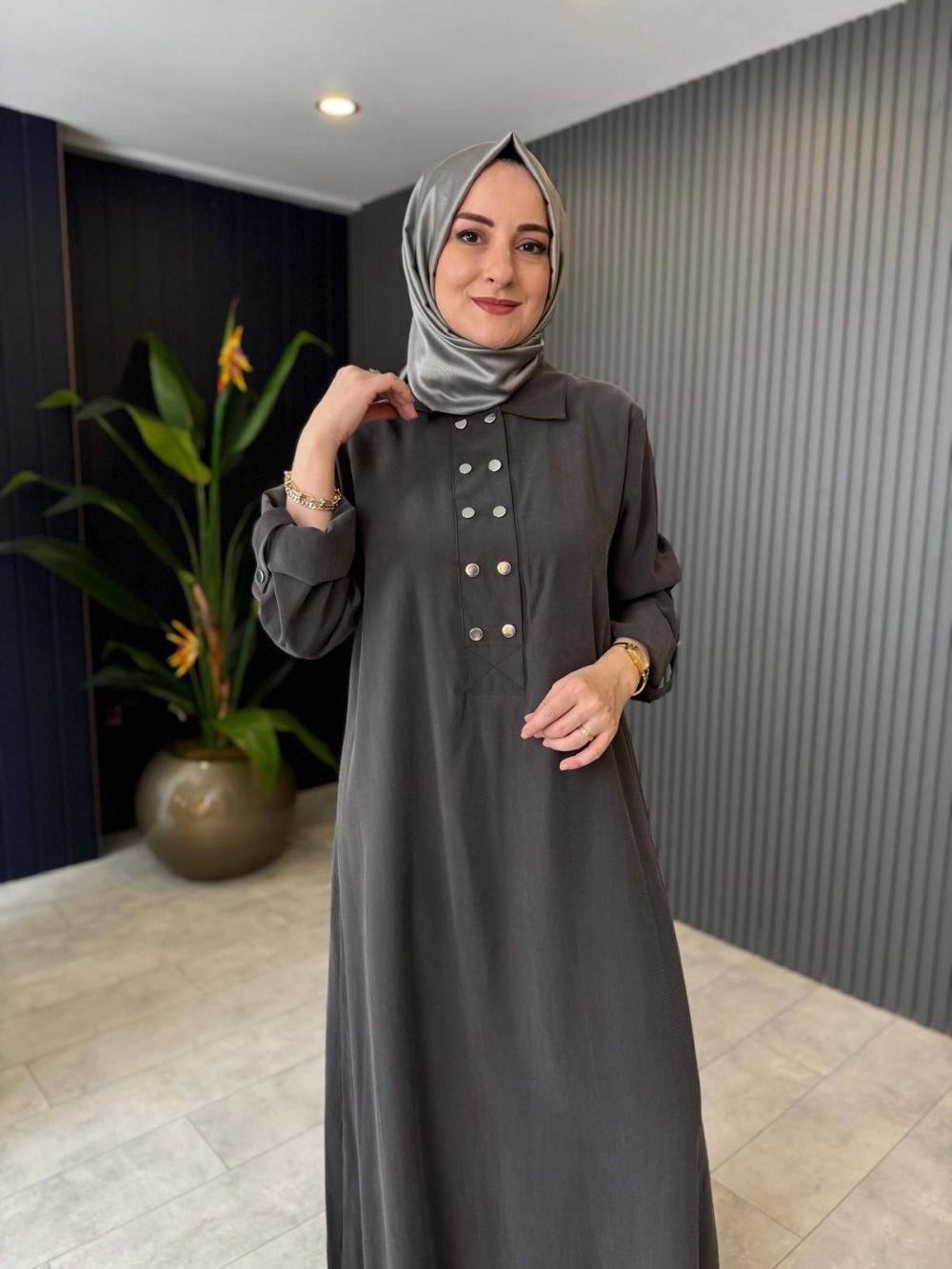 Cupra Dress Gray