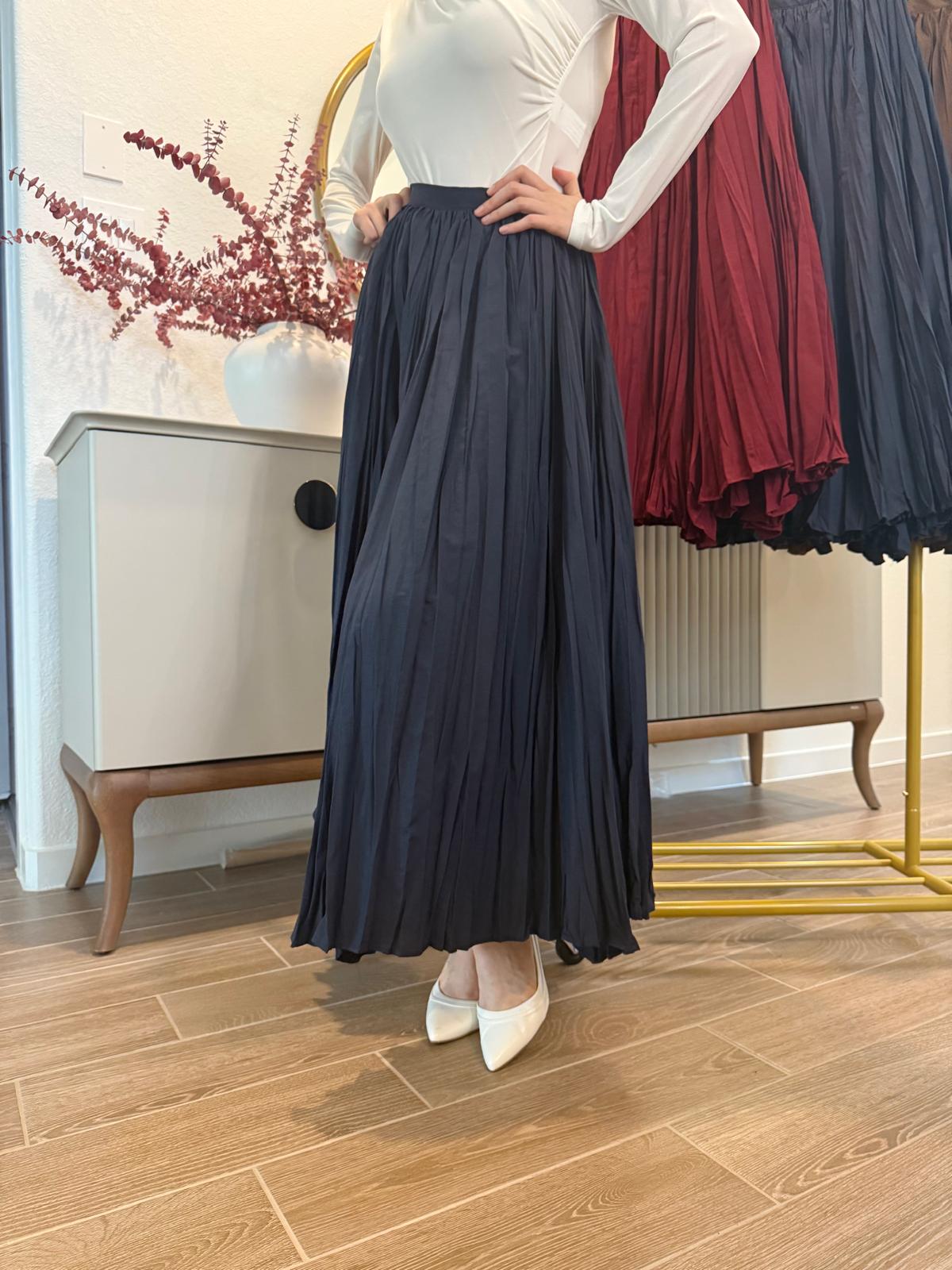 Pleated skirts
