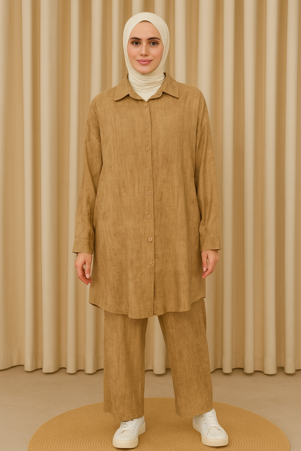 Two-piece linen sets