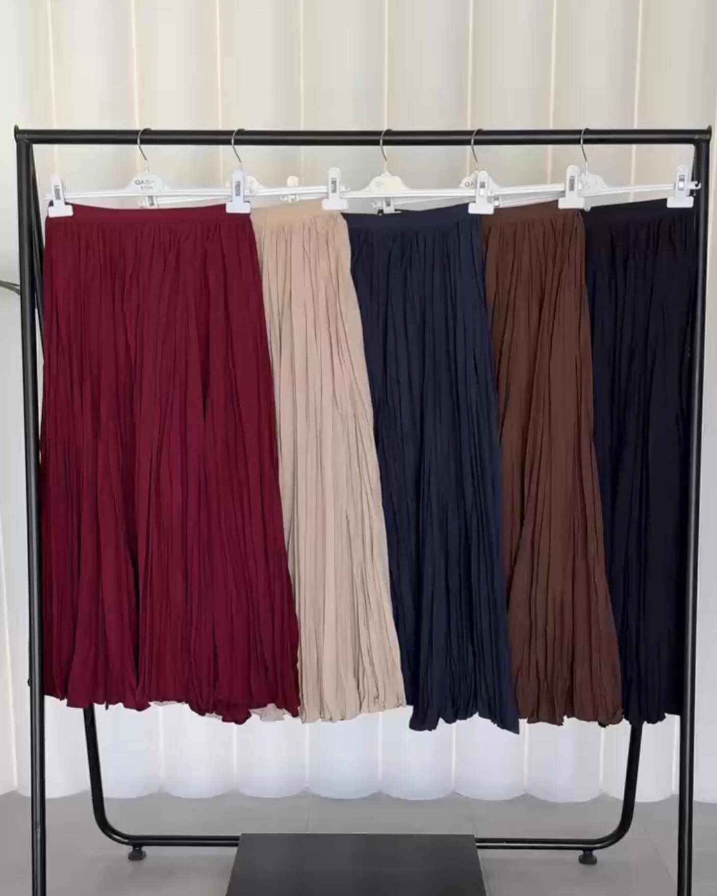 Pleated skirts
