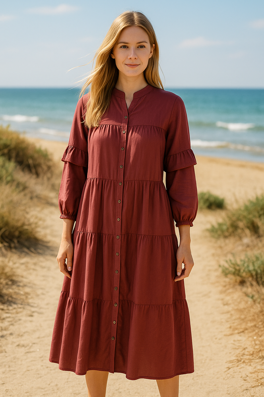Touche long dress