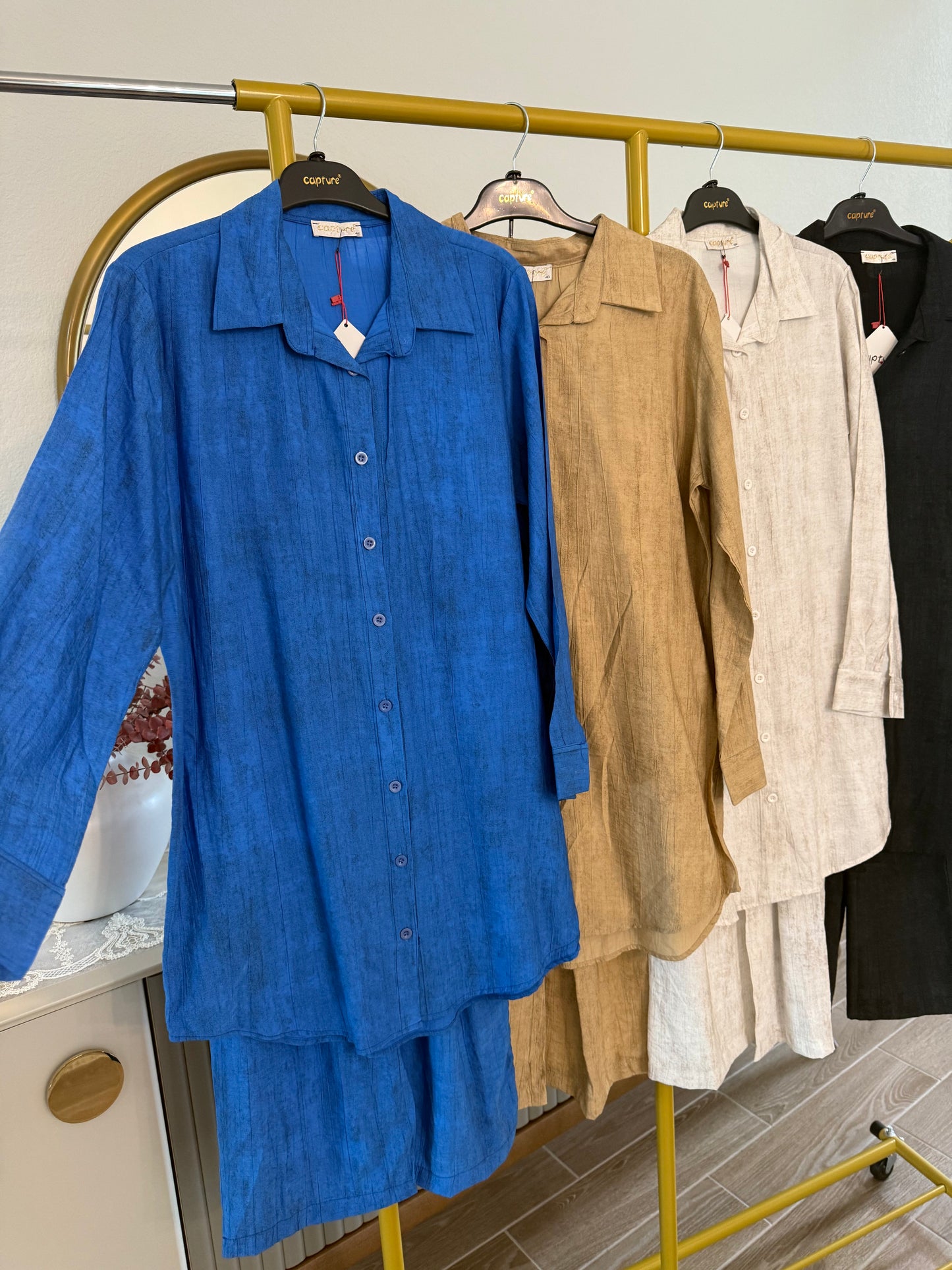 Two-piece linen sets