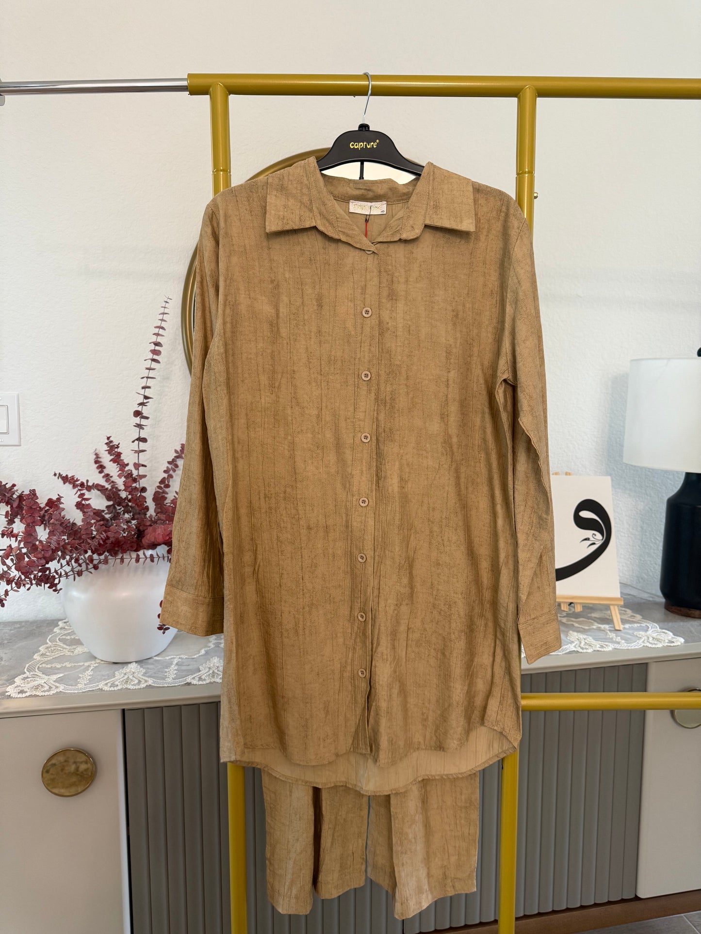 Two-piece linen sets
