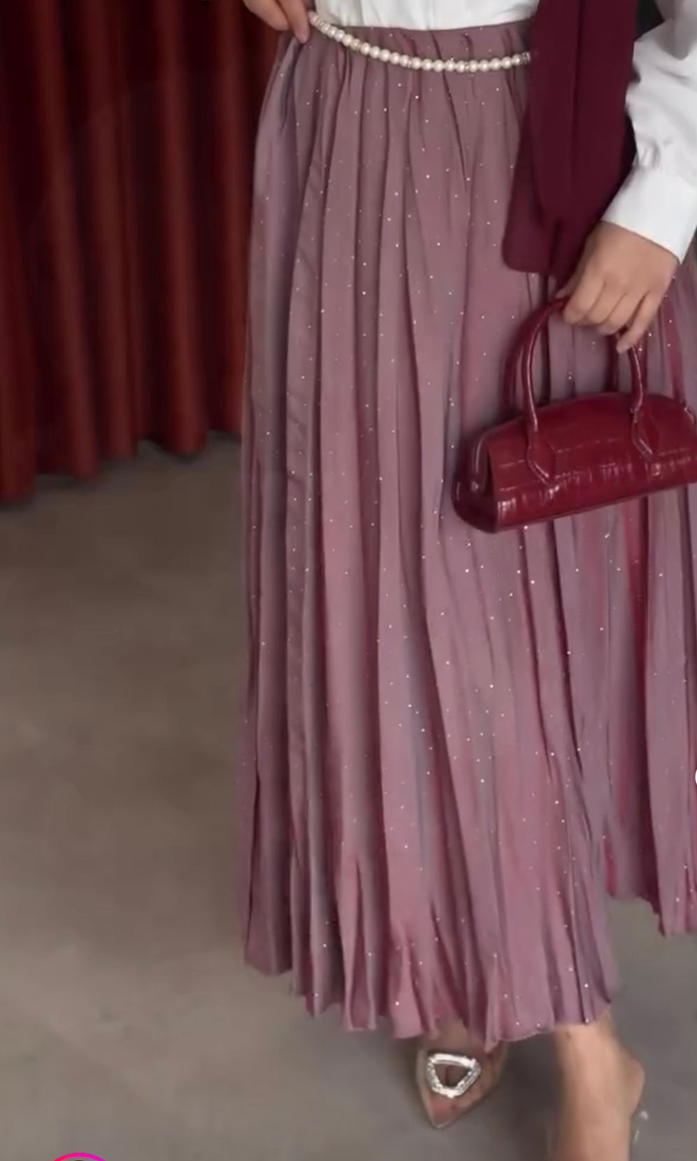 Qashe shinny skirt