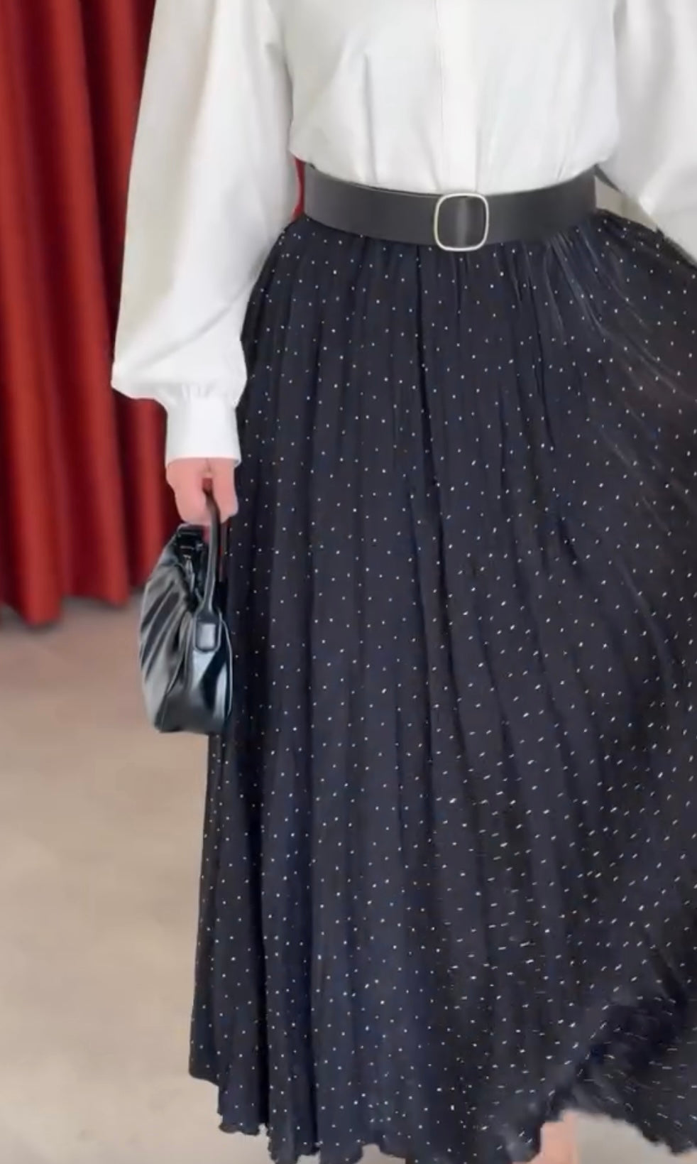 Qashe shinny skirt
