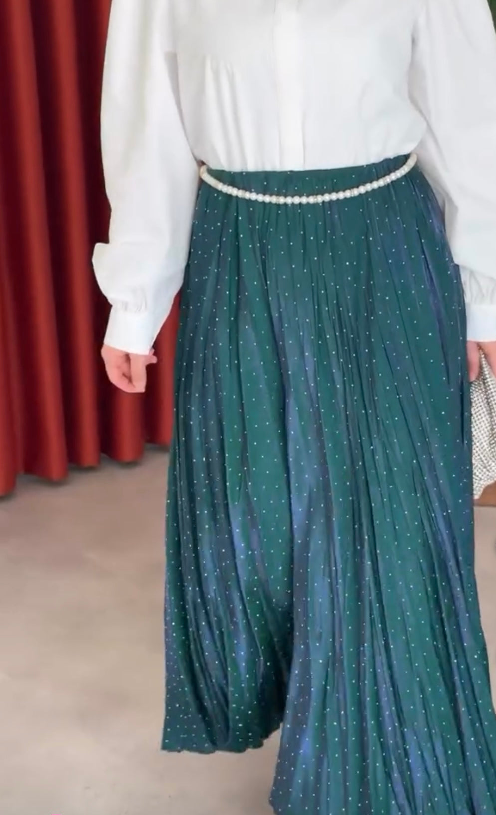 Qashe shinny skirt