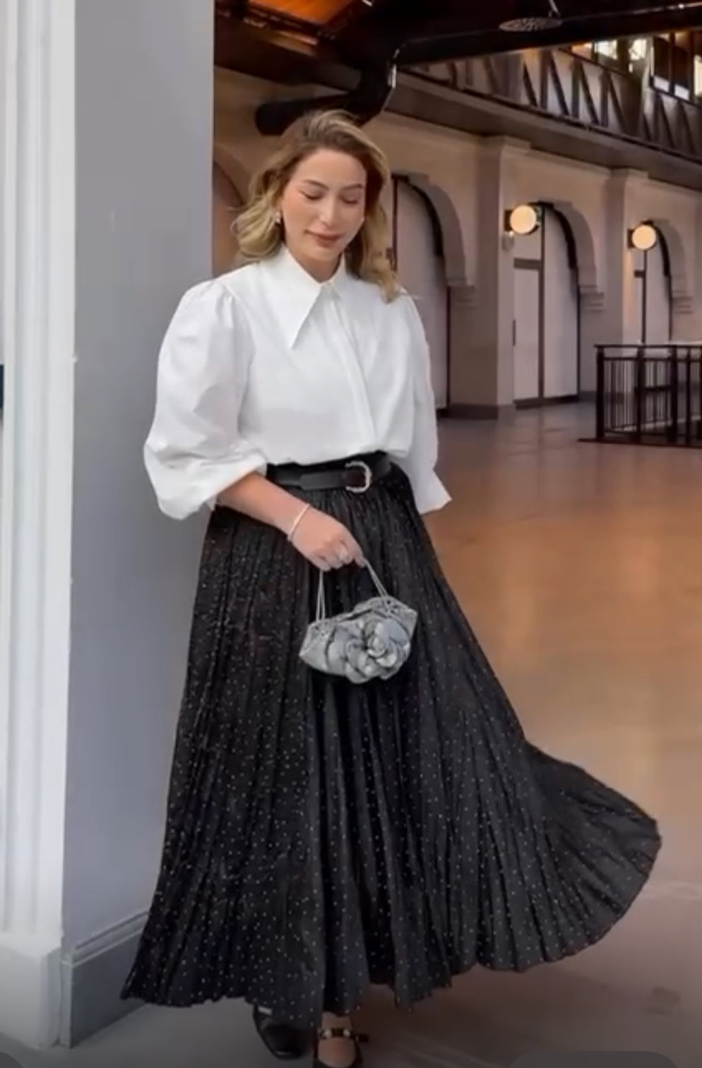 Qashe shinny skirt