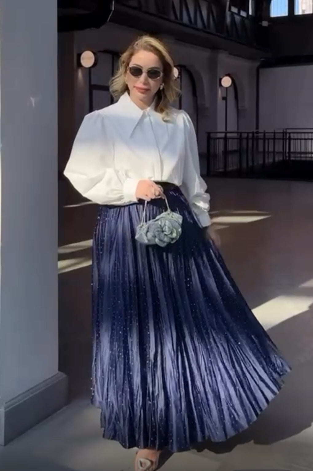 Qashe shinny skirt