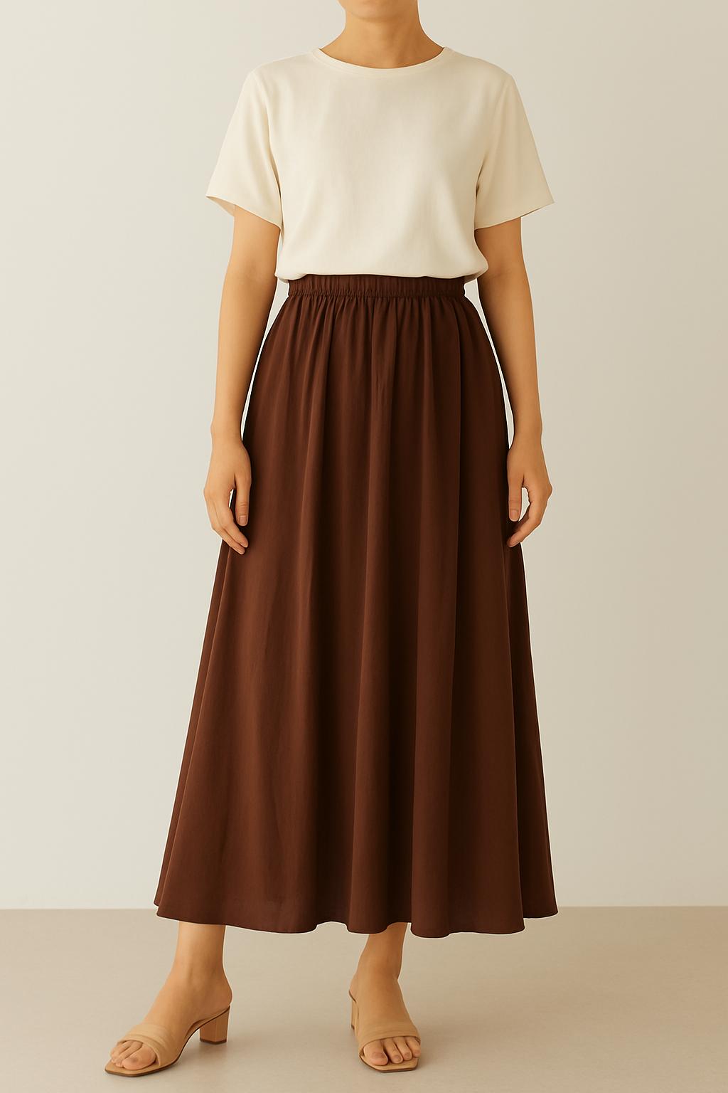 A-Line Maxi Skirt