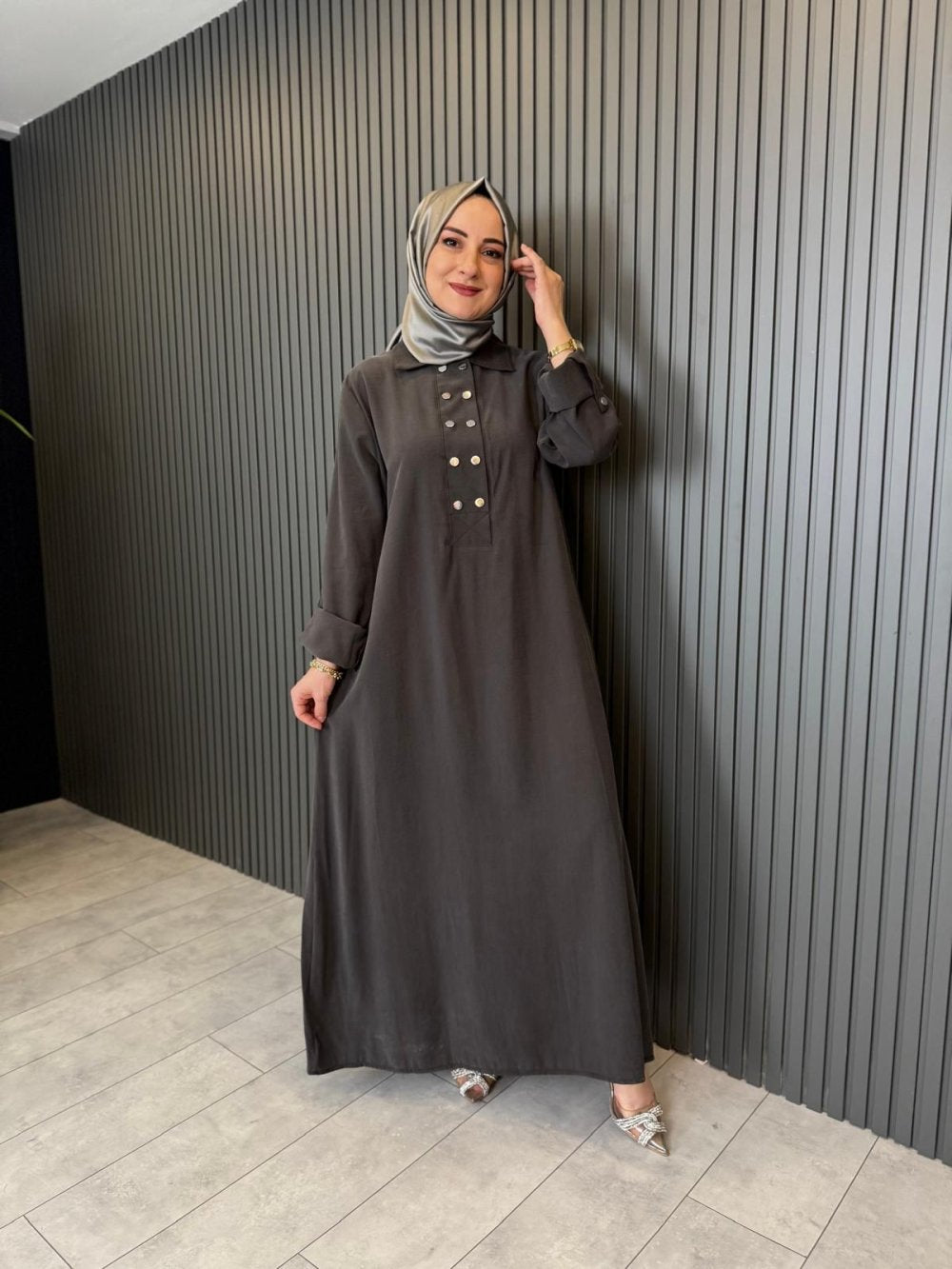 Cupra Dress Gray