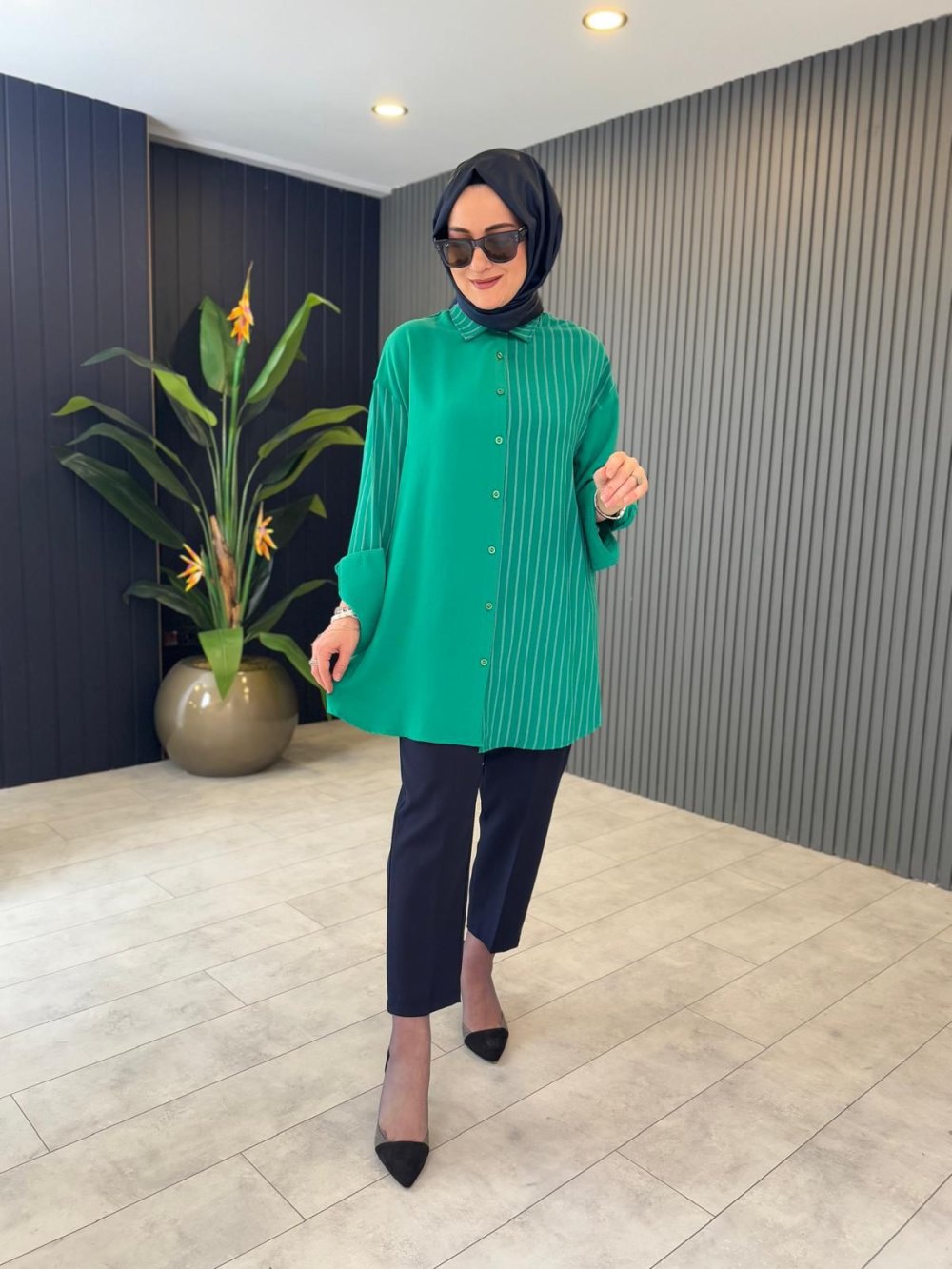 Dabil Pants Navy Blue