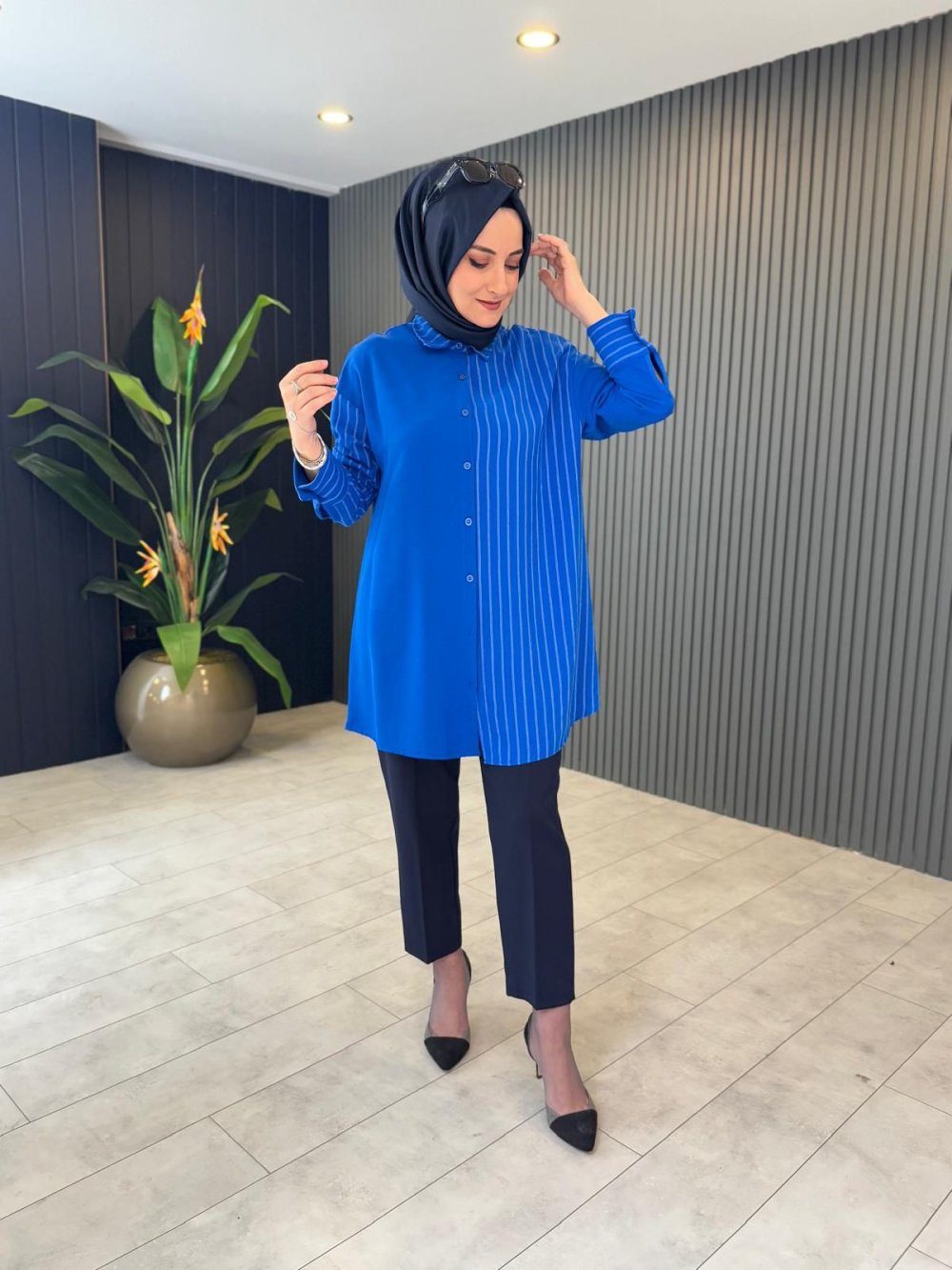 Dabil Pants Navy Blue