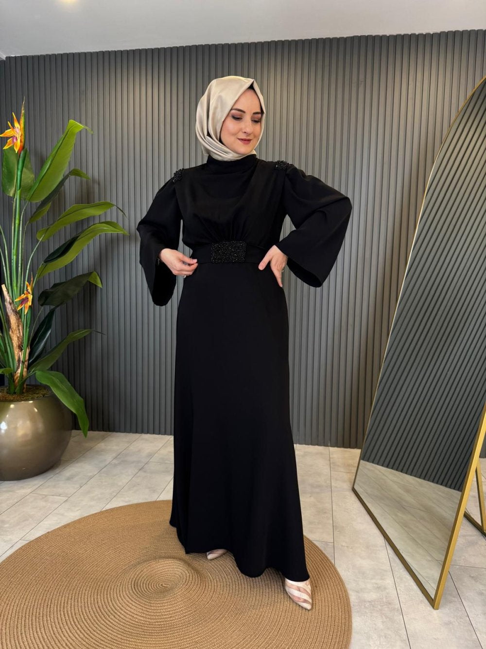 Emerald Dress Black Black