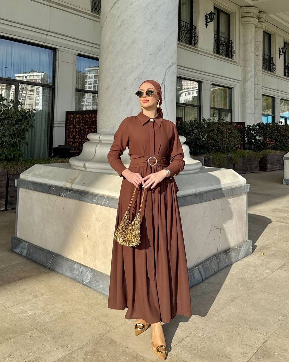 Belted dress