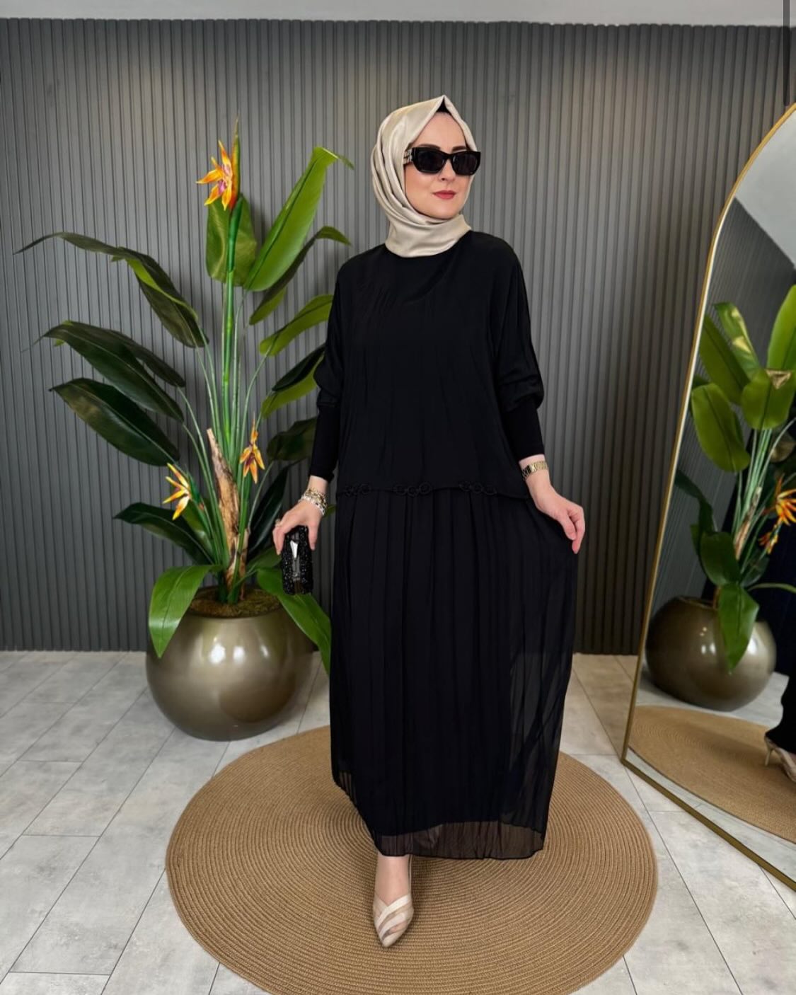 Chiffon Skirt Set with Tilda Detail Sleeves