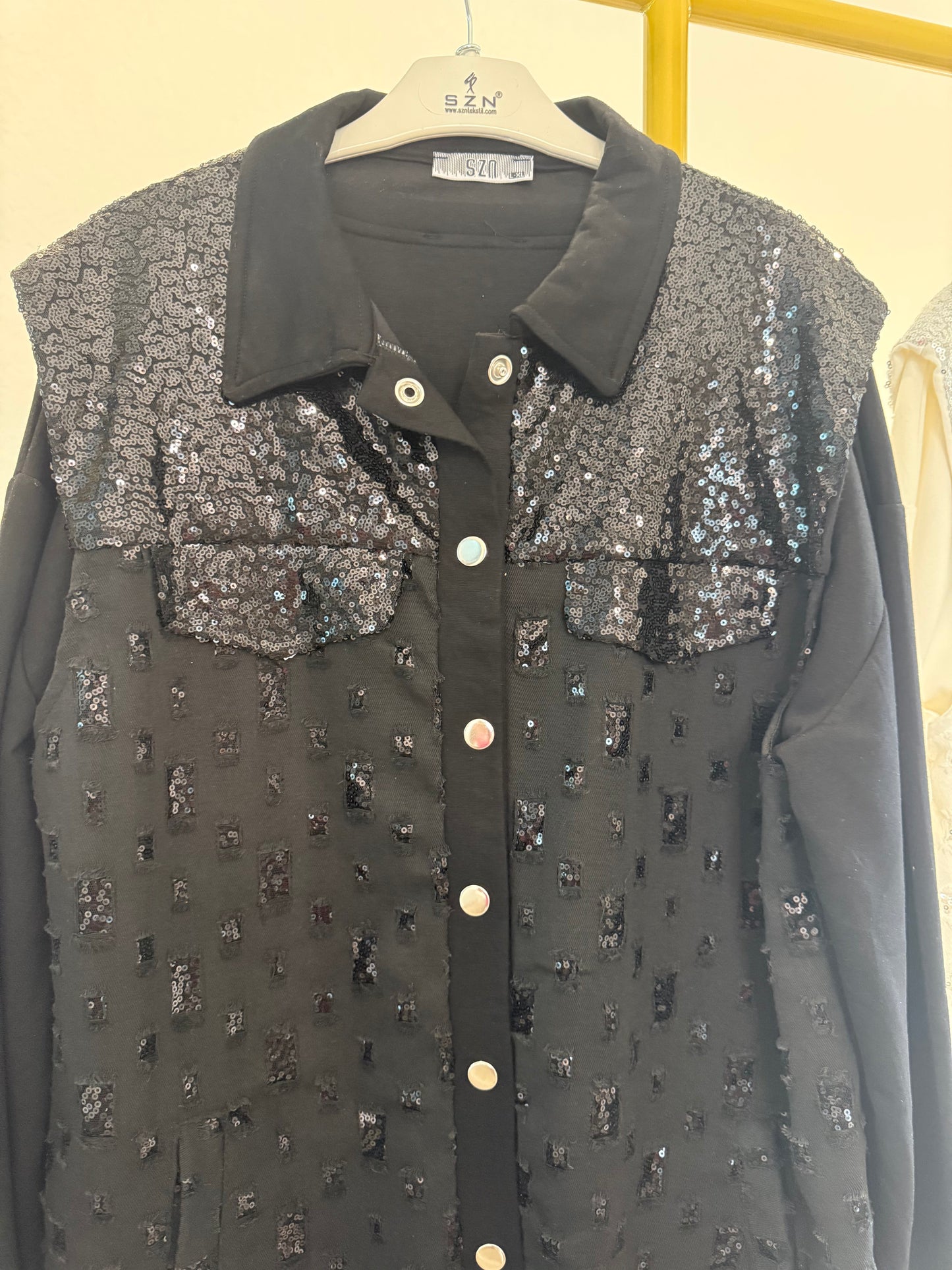 Three-piece Sequin Embellished Set