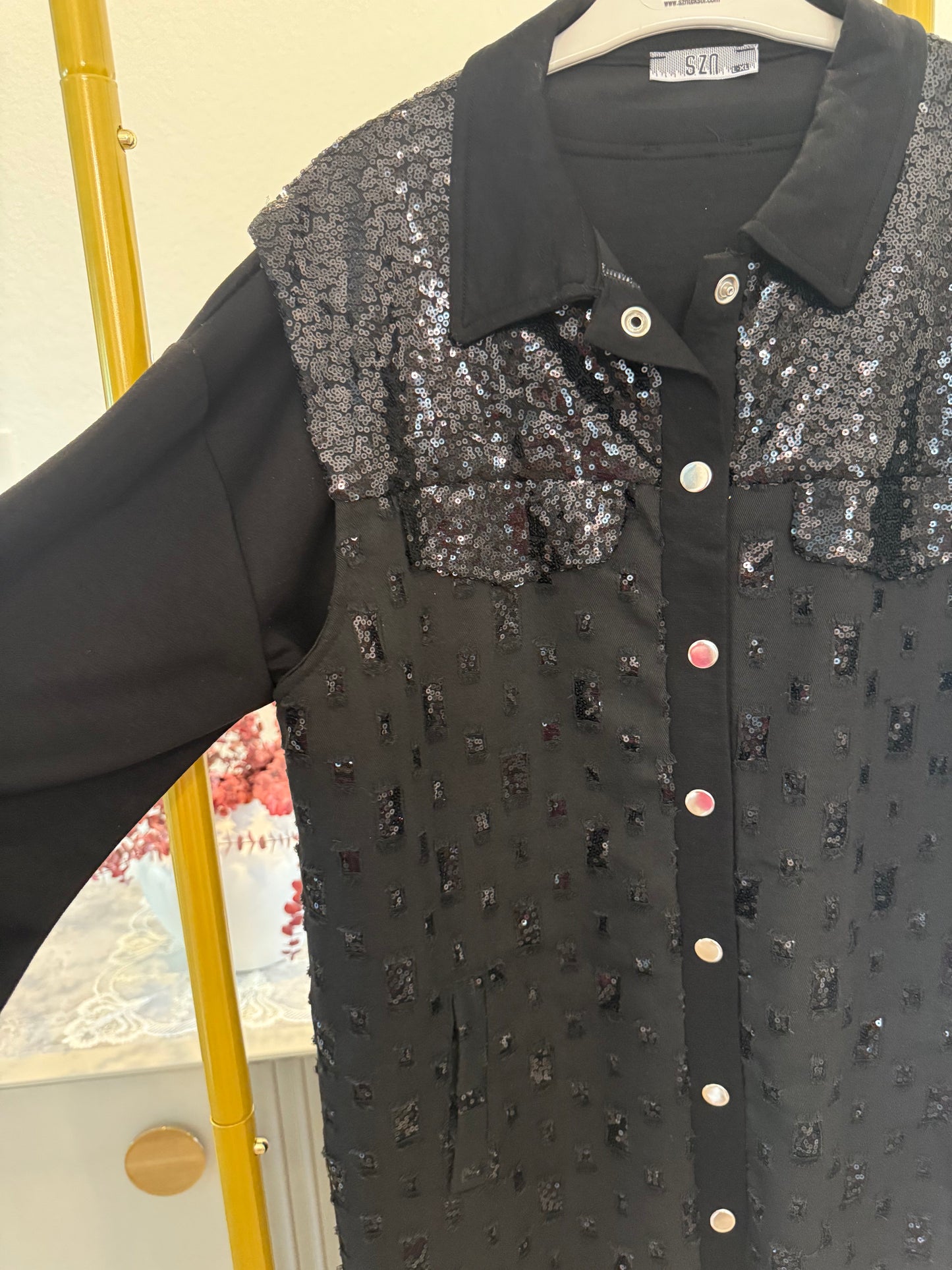 Three-piece Sequin Embellished Set