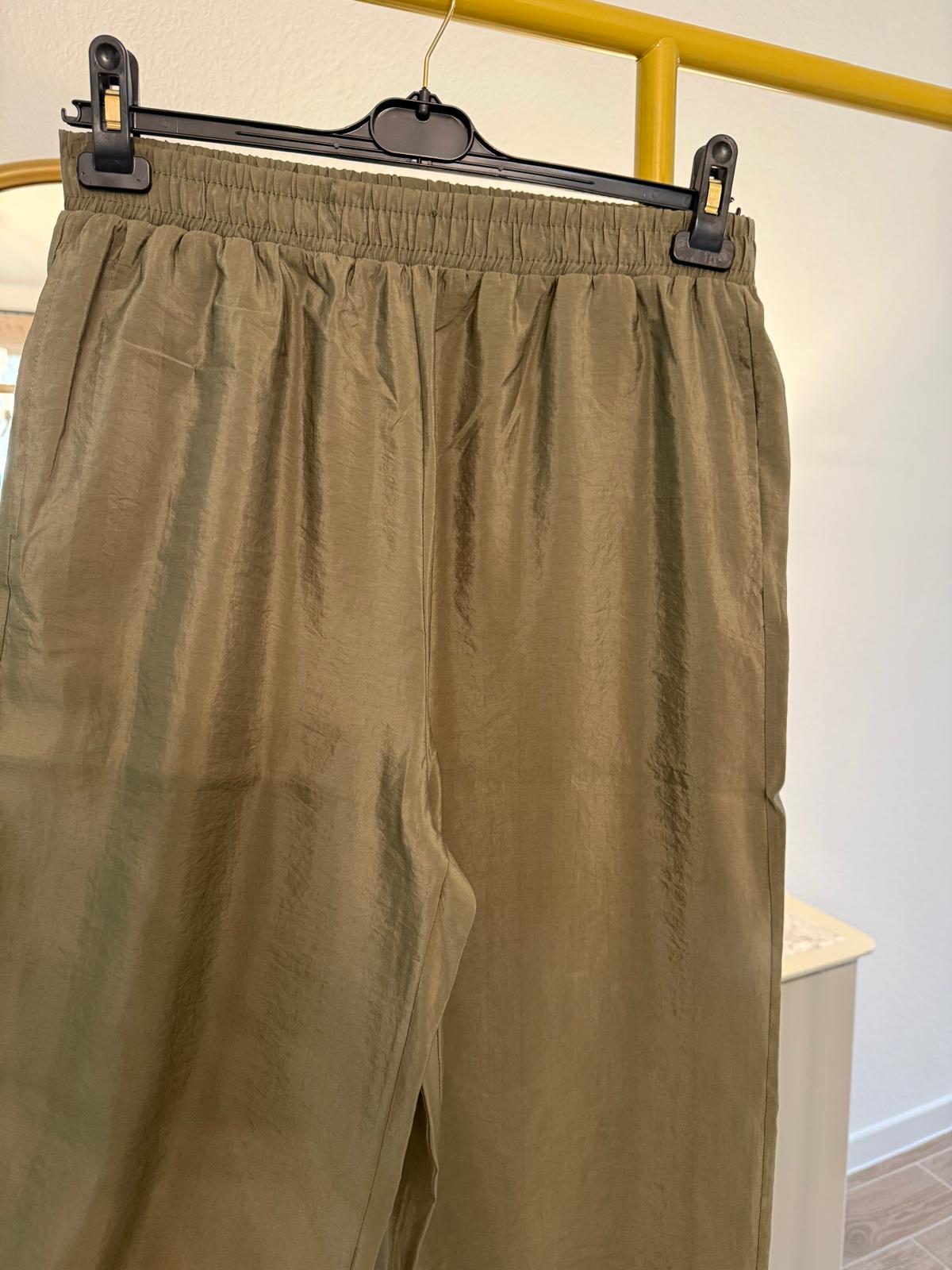 Touche Satin Wide-Leg Pants