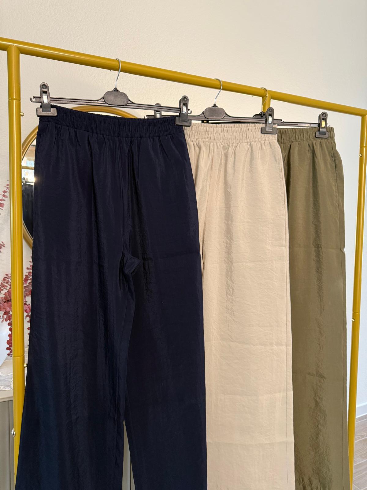 Touche Satin Wide-Leg Pants