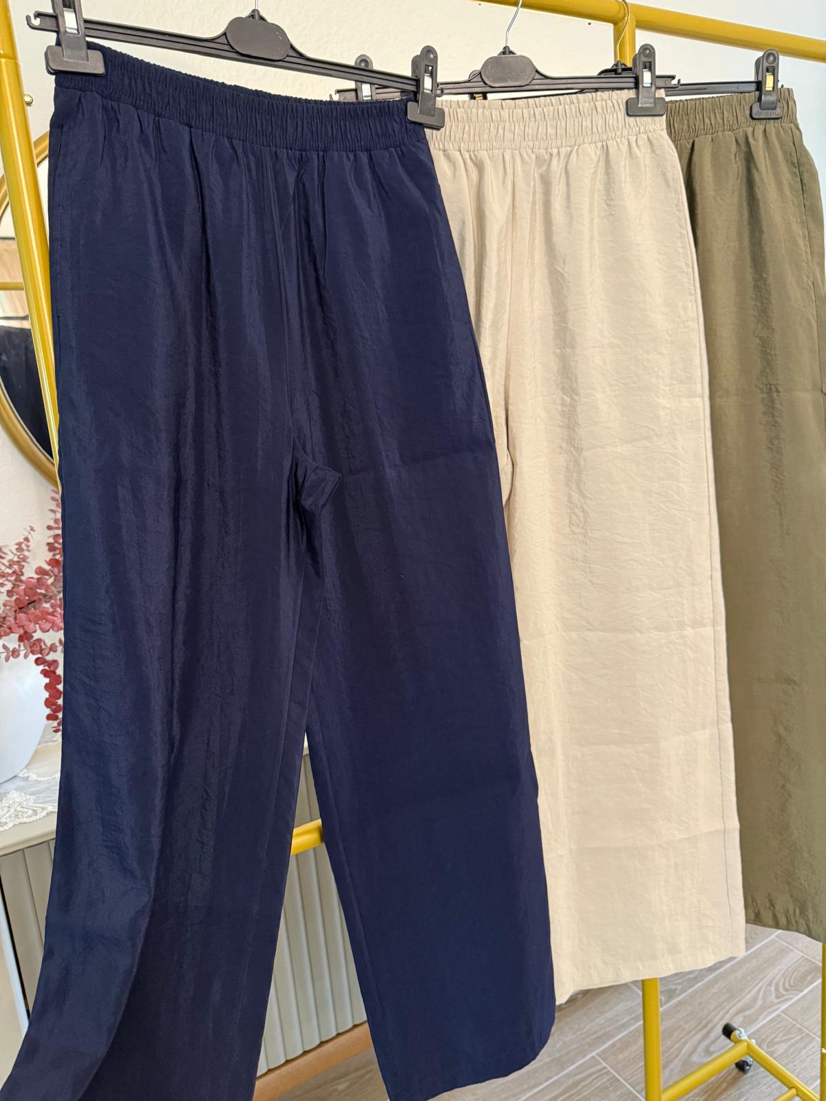 Touche Satin Wide-Leg Pants