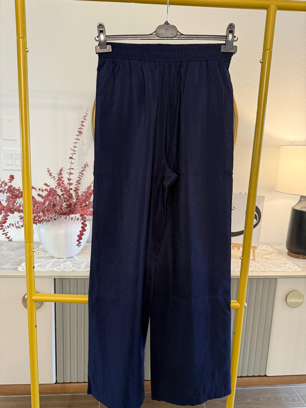 Touche Satin Wide-Leg Pants