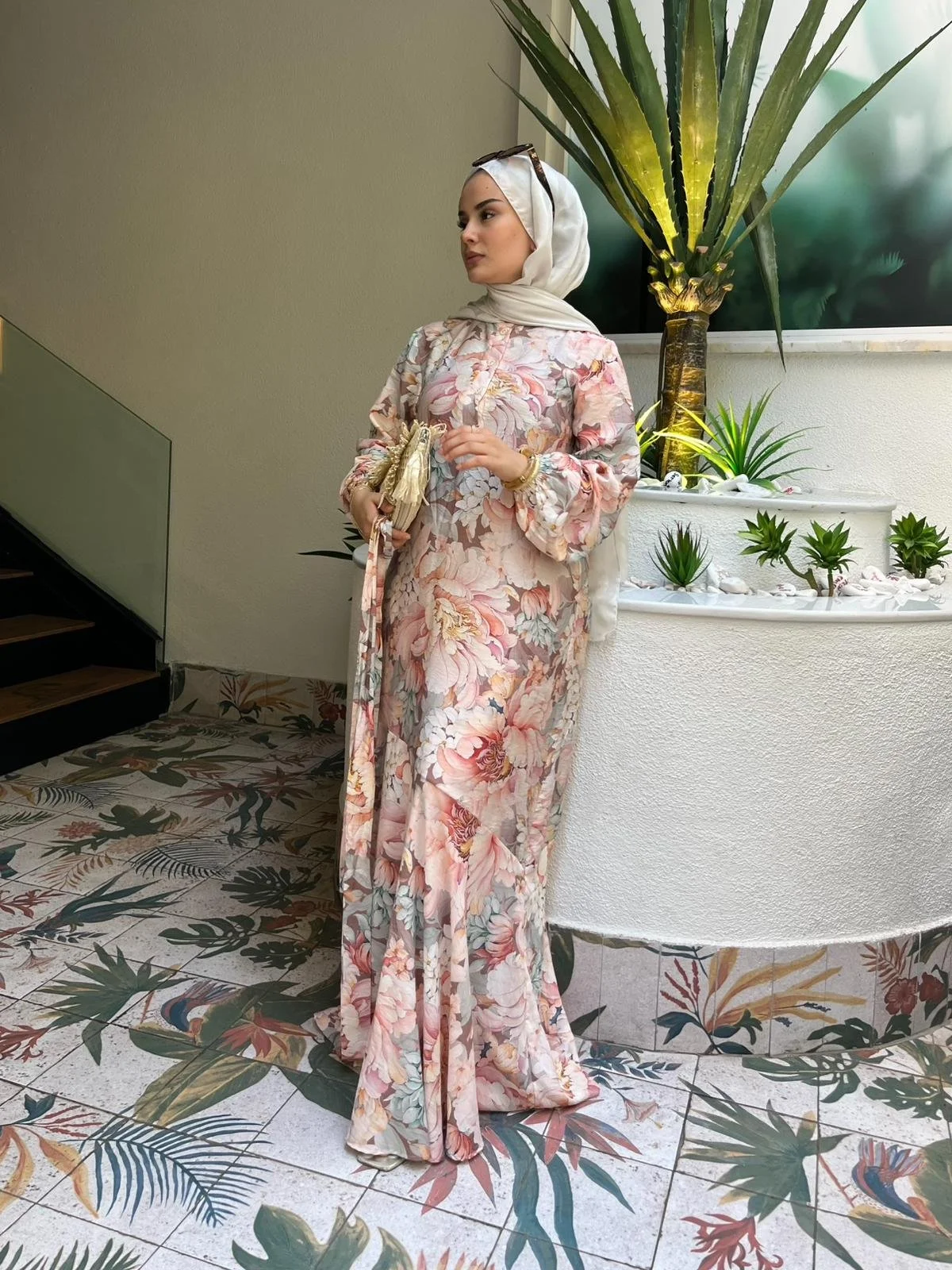 Flower Pattern Dress
