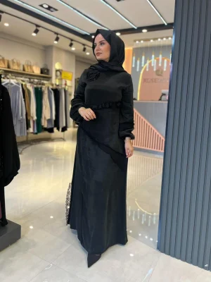 Lace-trimmed Cupra Dress